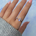 Luna Cascade Moonstone Ring