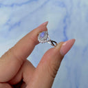 Ivory Cascade Moonstone Ring