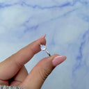 Moonlit Halo Moonstone Ring