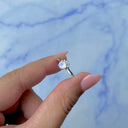 Twilight Halo Moonstone Ring