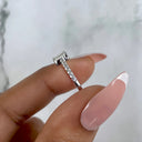 Silver Eclipse Moonstone Ring