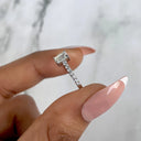 Silver Eclipse Moonstone Ring
