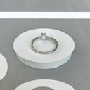 Silver Eclipse Moonstone Ring