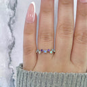 Celestial Harmony Moonstone Ring
