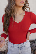 Sleek Simplicity Knit Sweater Top-Sweaters-Rae Collective, Women's Online Fashion Boutique Located in Phoenix, Arizona (Scottsdale Area)