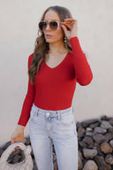 Sleek Simplicity Knit Sweater Top-Sweaters-Rae Collective, Women's Online Fashion Boutique Located in Phoenix, Arizona (Scottsdale Area)