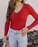 Sleek Simplicity Knit Sweater Top-Sweaters-Rae Collective, Women's Online Fashion Boutique Located in Phoenix, Arizona (Scottsdale Area)