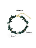Freshwater Pearl & Malachite Bracelet-Bracelets-Krush Kandy, Women's Online Fashion Boutique Located in Phoenix, Arizona (Scottsdale Area)