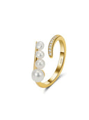 Vintage Pearl Minimalist Ring-Earrings-Krush Kandy, Women's Online Fashion Boutique Located in Phoenix, Arizona (Scottsdale Area)