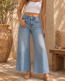 RISEN Abby Tummy Control Wide Leg Jean