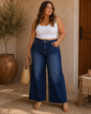 RISEN Abby Tummy Control Wide Leg Jean