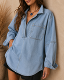 Rodeo Muse Denim Long Sleeve Top