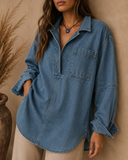 Rodeo Muse Denim Long Sleeve Top