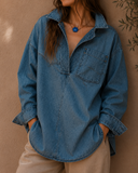 Rodeo Muse Denim Long Sleeve Top