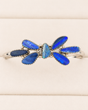 Royal Opal Dragonfly Cuff Bangle S.No 5