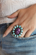 Royal Sky Cameo Statement Ring S.No 10