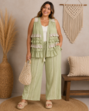 Ruffle Knit Cardigan
