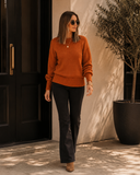 Rust Classic Crewneck Sweater