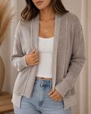 Rustic Charm Patchwork Cardigan