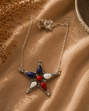 Patriot Starburst Pendant Necklace S.No 15