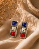Liberty Mosaic Stud Earrings S.No 3