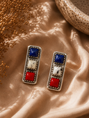 Liberty Mosaic Stud Earrings S.No 3
