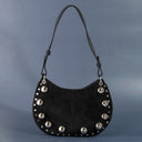Sienna Sol Suede Studded Hobo Shoulder Bag