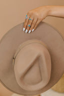EXCLUSIVE: Free Spirit Sterling Silver Turquoise Ring-Band Rings-Rae Collective, Women's Online Fashion Boutique Located in Phoenix, Arizona (Scottsdale Area)