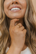 Boho Crescent Moon Ring-Dainty Rings-Rae Collective, Women's Online Fashion Boutique Located in Phoenix, Arizona (Scottsdale Area)