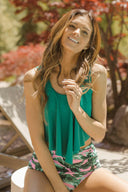 High Waist Floral Two Piece-Swimwear-Krush Kandy, Women's Online Fashion Boutique Located in Phoenix, Arizona (Scottsdale Area)