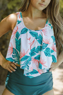 High Waist Floral Two Piece-Swimwear-Krush Kandy, Women's Online Fashion Boutique Located in Phoenix, Arizona (Scottsdale Area)