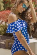 Off Shoulder One Piece Swimsuit-Swimwear-Krush Kandy, Women's Online Fashion Boutique Located in Phoenix, Arizona (Scottsdale Area)