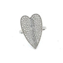 Dainty Long Heart Ring-Dainty Rings-Rae Collective, Women's Online Fashion Boutique Located in Phoenix, Arizona (Scottsdale Area)