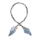 Coastal Chic Scarf Chain Bag Strap – Blue Mist Luxe