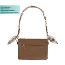 Neutral Luxe Scarf Chain Bag Strap – Taupe Multi Chic