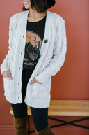 Cable Knit Button Cardigan-Cardigans-Krush Kandy, Women's Online Fashion Boutique Located in Phoenix, Arizona (Scottsdale Area)