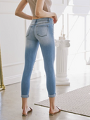 KanCan Callie Mid Rise Distressed Ankle Skinny Jean-Jeans-Krush Kandy, Women's Online Fashion Boutique Located in Phoenix, Arizona (Scottsdale Area)