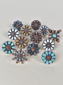 Chocolate Moonstone & Stone Cluster Sterling Silver Rings-Cluster Rings-Rae Collective, Women's Online Fashion Boutique Located in Phoenix, Arizona (Scottsdale Area)
