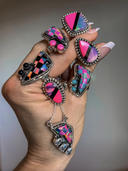 Multi Pink Kandy Colored Sterling Silver Rings | MADE TO ORDER-Statement Rings-Rae Collective, Women's Online Fashion Boutique Located in Phoenix, Arizona (Scottsdale Area)