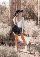 Let's Get Takeout Button Detail Blazer-Blazers-Rae Collective, Women's Online Fashion Boutique Located in Phoenix, Arizona (Scottsdale Area)