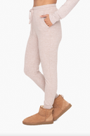 Mono B Brushed Jogger Lounge Pants-Joggers-Rae Collective, Women's Online Fashion Boutique Located in Phoenix, Arizona (Scottsdale Area)
