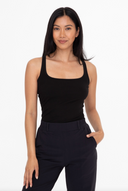 S-3X Mono B Square Neck Every Day Tank-Tanks-Rae Collective, Women's Online Fashion Boutique Located in Phoenix, Arizona (Scottsdale Area)