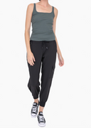 S-3X Mono B Square Neck Every Day Tank-Tanks-Krush Kandy, Women's Online Fashion Boutique Located in Phoenix, Arizona (Scottsdale Area)