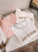 God Is Good Graphic Sweater-Graphic Tees-Krush Kandy, Women's Online Fashion Boutique Located in Phoenix, Arizona (Scottsdale Area)
