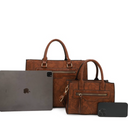 Avery 2-in-1 Floral Embossed Tote Set-Purses & Bags-Rae Collective, Women's Online Fashion Boutique Located in Phoenix, Arizona (Scottsdale Area)