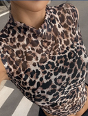 Mesh Leopard Tank Top-Long Sleeve Tops-Krush Kandy, Women's Online Fashion Boutique Located in Phoenix, Arizona (Scottsdale Area)