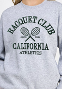 California Racquet Club Crewneck-Sweatshirts-Rae Collective, Women's Online Fashion Boutique Located in Phoenix, Arizona (Scottsdale Area)