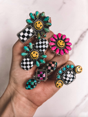 Put a Smile On Cluster Sterling Silver Stone Rings MADE TO ORDER-Bar Necklaces-Rae Collective, Women's Online Fashion Boutique Located in Phoenix, Arizona (Scottsdale Area)