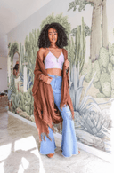 Open Bohemian Ruana Cardigan-Cardigans-Krush Kandy, Women's Online Fashion Boutique Located in Phoenix, Arizona (Scottsdale Area)