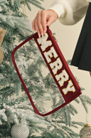 Clear Christmas Makeup Bag-Purses & Bags-Rae Collective, Women's Online Fashion Boutique Located in Phoenix, Arizona (Scottsdale Area)